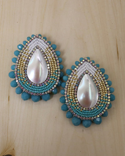 Mother of Pearl Post Earrings