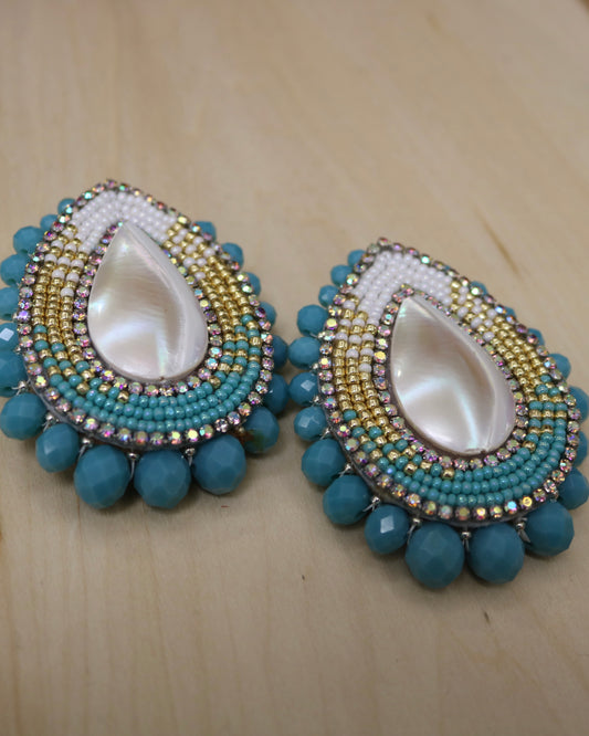 Mother of Pearl Post Earrings