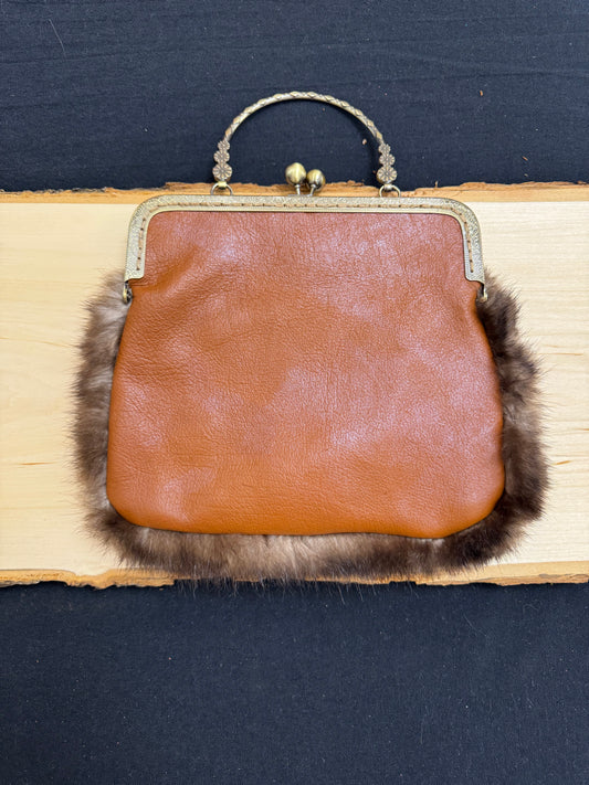 Classic Cowhide & Sea Otter Purse